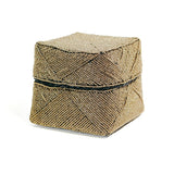 Bazar Bizar Aufbewahrungskorb Bazar Bizar Perlenkorb Gold - L