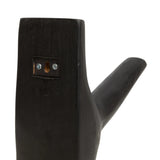 Bazar Bizar Garderobenhaken Default Bazar Bizar Kleiderhaken Schwarz aus Teak