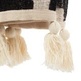 Bazar Bizar Plaid Bazar Bizar Azteken Bettüberwurf Natur/Schwarz
