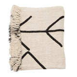 Bazar Bizar Plaid Bazar Bizar Evil Eye Bettüberwurf Natur/Schwarz