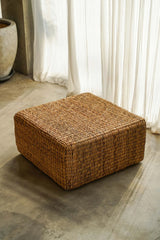 Bazar Bizar Pouf Bazar Bizar Hyazinth Pouf Quadratisch - Natur - M