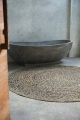 Bazar Bizar Teppich Default Bazar Bizar Seagrass Teppich, Natur Schwarz, 200