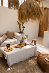 Bazar Bizar Tischdecke Default Bazar Bizar Leinen Tischdecke, Beige, 150x150