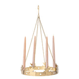 Bloomingville Adventskranz Bloomingville Elmir Adventskerzenständer, Gold, Metall