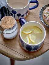 Bloomingville Becher Creative Collection Linora Becher Set 3 tlg. in Blau, Steingut