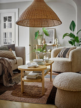 Bloomingville Bloomingville Bocca Pouf, Natur, Polyester