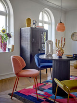 Bloomingville Bloomingville Graphica Vase, Blue, Steingut