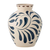 Bloomingville Bloomingville Heikki Vase, Blue, Steingut