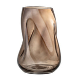Bloomingville Bloomingville Ingolf Vase, Braun, Glas