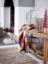 Bloomingville Bloomingville Lucilla Decke, Violett, Baumwolle