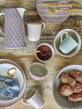 Bloomingville Bloomingville Maya Krug, Violett, Steingut