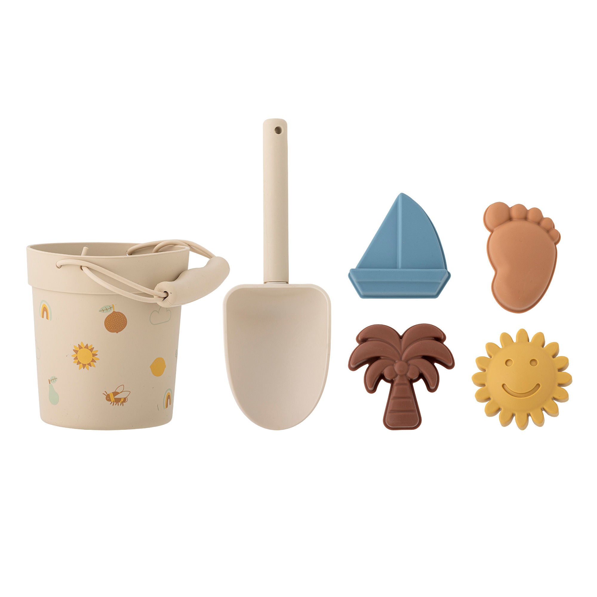 Golgner 8-teiliges Sandspielzeug Set Aus Silikon – BPA-frei Mit Eimer, Schaufel & Meerestier-Formen