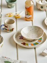 Bloomingville Bloomingville MINI Charlie Geschirr-Set, Blue, Steingut