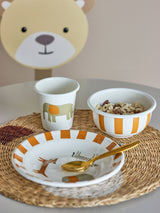 Bloomingville Bloomingville MINI Jesse Geschirr-Set, Orange, Eisen