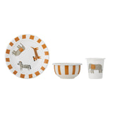 Bloomingville Bloomingville MINI Jesse Geschirr-Set, Orange, Eisen