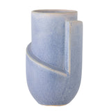 Bloomingville Bloomingville Norbert Vase, Blue, Steingut