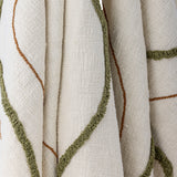 Bloomingville Bloomingville Osasio Decke, Grün, Baumwolle OEKO-TEX®