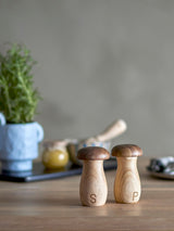 Bloomingville Bloomingville Rahim Salz- und Pfefferset, Braun, Gummibaumholz