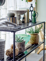 Bloomingville Bloomingville Ramina Kerzenhalter, Schwarz, Polyresin