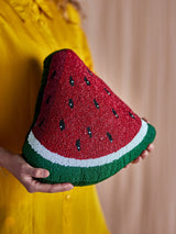 Bloomingville Bloomingville Senga Kissen, Rot, Baumwolle