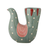Bloomingville Bloomingville Trudy Vase, Grün, Steingut