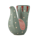 Bloomingville Bloomingville Trudy Vase, Grün, Steingut