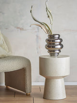 Bloomingville Bloomingville Zorya Vase, Silber, Glas