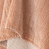Bloomingville Decke Bloomingville Gamma Decke, Rose, Baumwolle