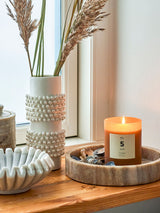 Bloomingville Dekotablett Bloomingville Ivette Tablett, Natur, Marmor