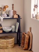 Bloomingville Dosen Bloomingville Bea Gefäß mit Deckel, Natur, Steingut