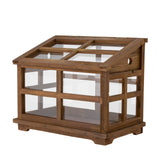 Bloomingville Glaskasten Bloomingville Marti Display-Kasten, Braun, Tannenholz
