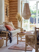 Bloomingville Kissen Bloomingville Baloo Kissen, Braun, Baumwolle