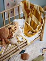 Bloomingville MINI Bloomingville MINI Agnes Handtuch, Braun, Baumwolle OEKO-TEX®