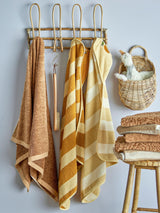 Bloomingville MINI Bloomingville MINI Agnes Handtuch, Braun, Baumwolle OEKO-TEX®