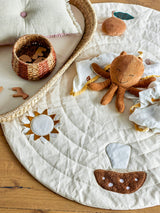 Bloomingville MINI Bloomingville MINI Agnes Spielmatte, Weiá, Baumwolle