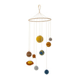 Bloomingville MINI Bloomingville MINI Space Mobile, Gelb, Wolle