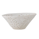 Bloomingville Schale Bloomingville Dalena Schale, Weiß, Steingut