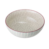 Bloomingville Schüssel Bloomingville Maya Servierschüssel, Grün, Steingut