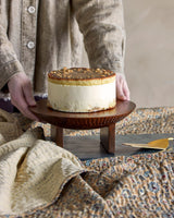 Bloomingville Serviertablett Bloomingville Miho Kuchenteller, Braun, Mango