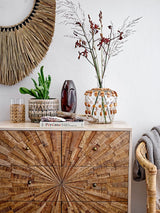 Bloomingville Vase Bloomingville Daviid Vase, Braun, Steingut