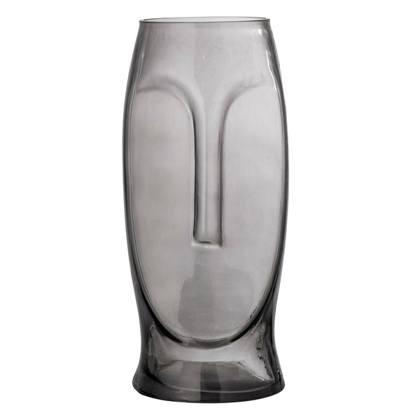 Bloomingville Vase Bloomingville Ditta Vase, Grau, Glas