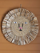 Bloomingville Wanddekoration Bloomingville MINI Basir Wanddekoration, Natur, Wasserhyazinthe