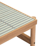 Hübsch Couchtisch Hübsch Tile Couchtisch Mint/Naturfarben