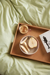 Hübsch Hübsch Aki Bettwäsche 80/220 Orange/Grün