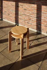 Hübsch Hübsch Always Hocker Naturfarben