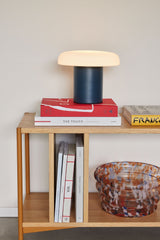 Hübsch Hübsch Ateliers Tischlampe Dunkelblau/Weiß