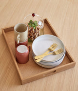 Hübsch Hübsch Clay Platten Weiß (2er Set)