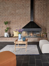 Hübsch Hübsch Cube Pouf Orange