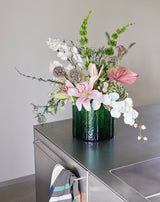 Hübsch Hübsch Emerald Vase Grün