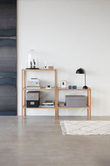 Hübsch Hübsch Form Tischlampe Schwarz